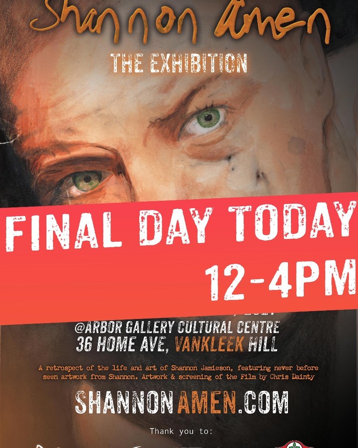 Come see the show that was 8 years in the making. Last day to see it, and I'll give you a tour of the show. 1:30-4